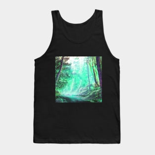 Green Forest Glow Tank Top